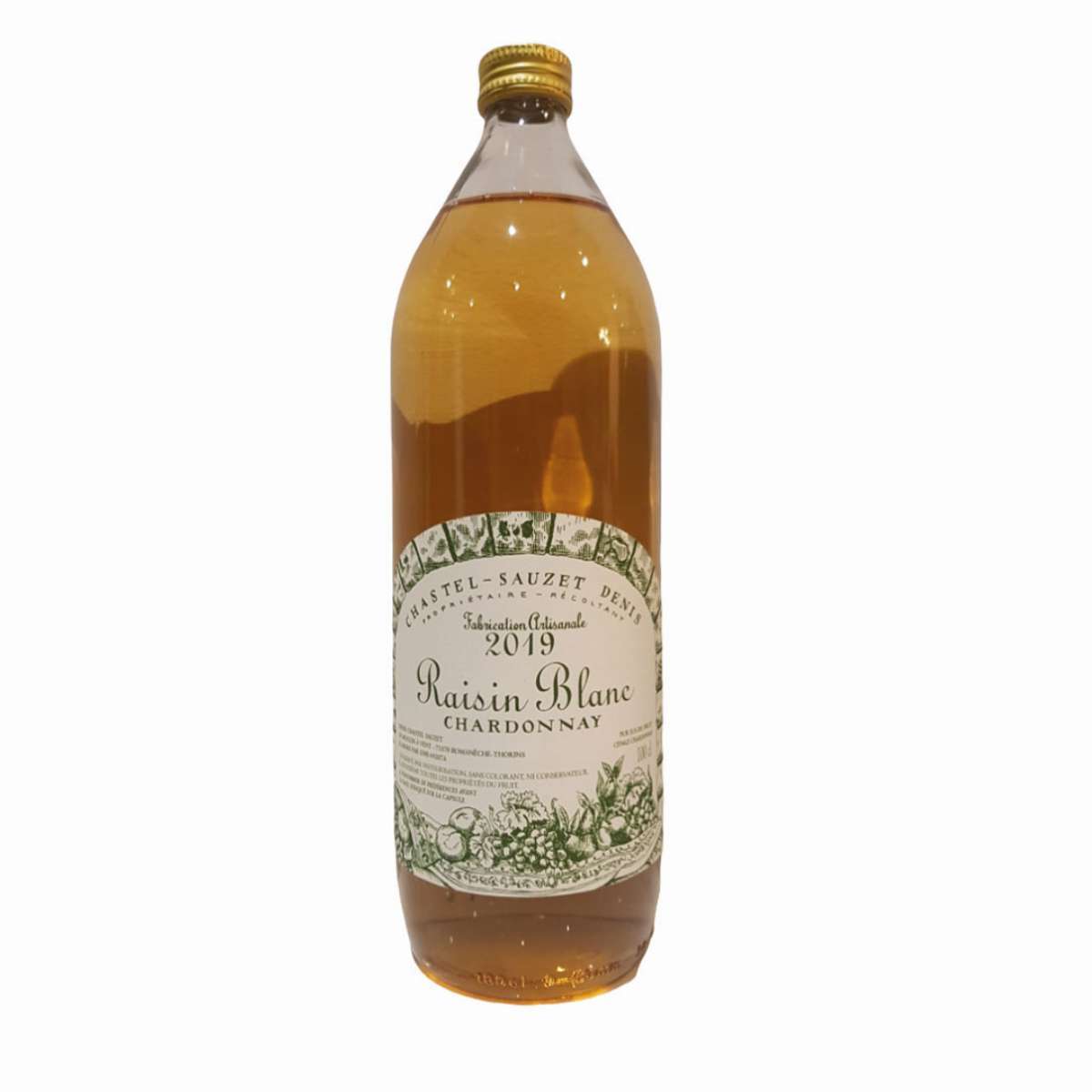 Jus de raisin  blanc - Chardonnay - Château Portier - 1 Litre