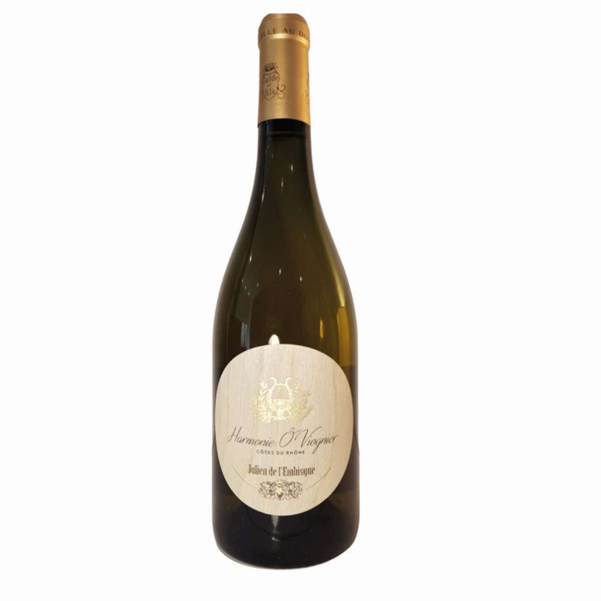 Côte du Rhône - Harmonie O Viognier  Domaine Julien de l'Embisque  75 cl